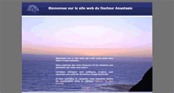 Desktop Screenshot of docteuranastasie.fr